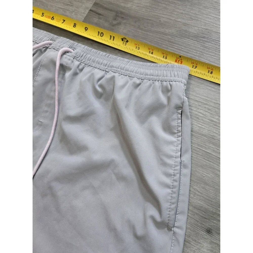 Huk Performance Fishing Men's XXL Gray Swim Trunks Lined Drawstring Shorts